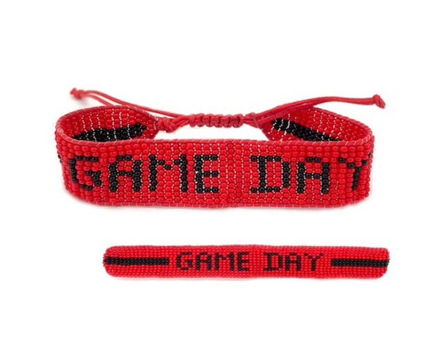 Game Day Beaded Bracelet