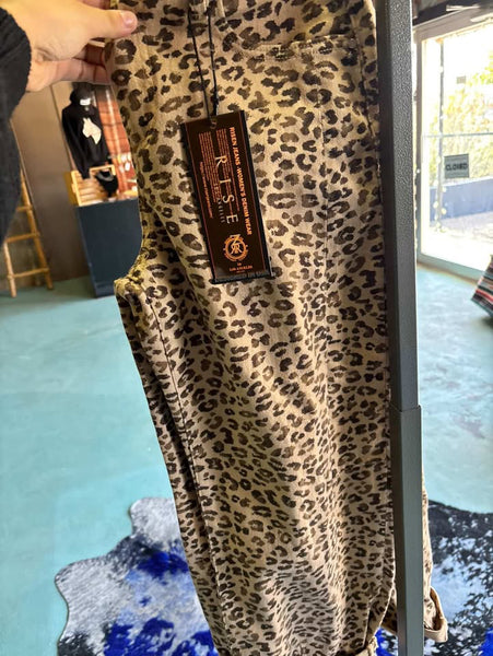 Cheetah Print Jeans (non-stretchy)