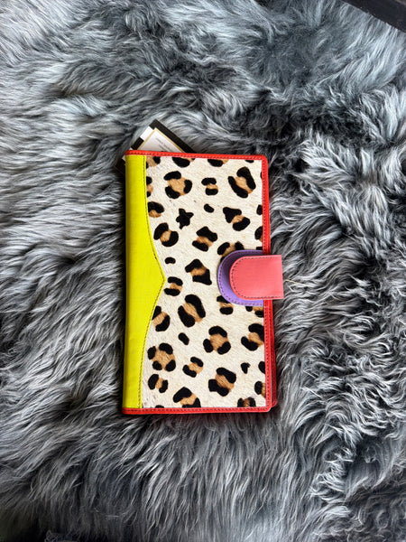 Hided Color Block Wallet