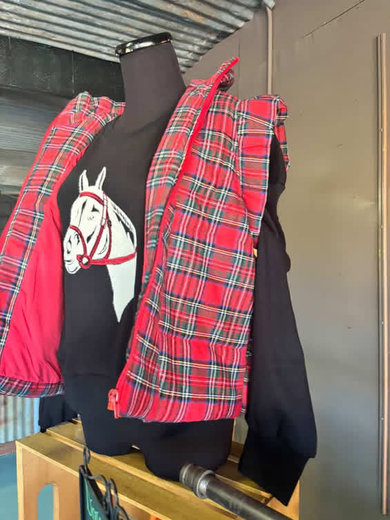 Plaid Puffer Vest
