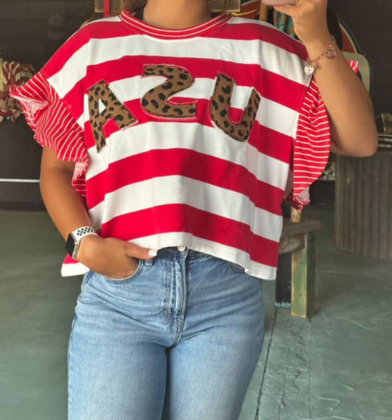 USA Leopard Print Shirt