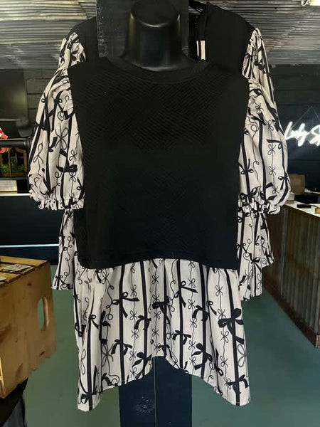 Rustic Ribbons Top