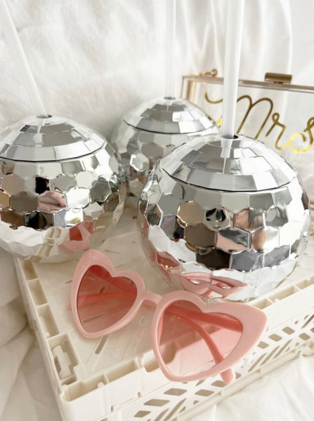 Silver Disco Ball Tumbler