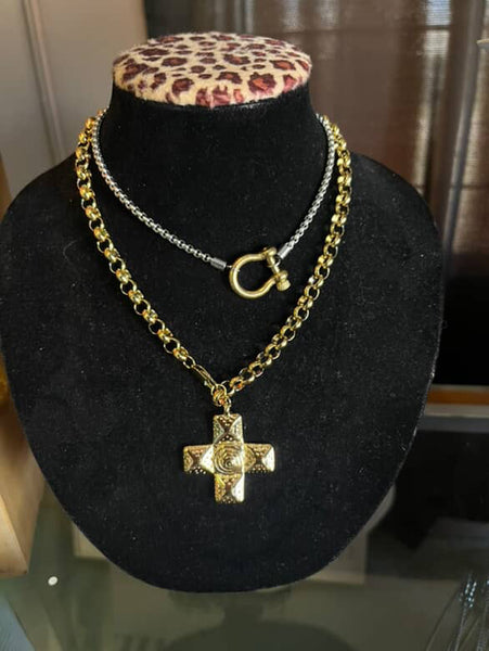 Gold Cross Necklace