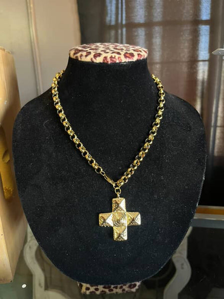 Gold Cross Necklace