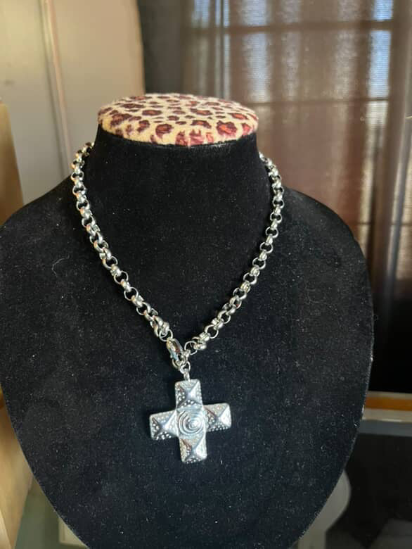 Silver Cross Necklace