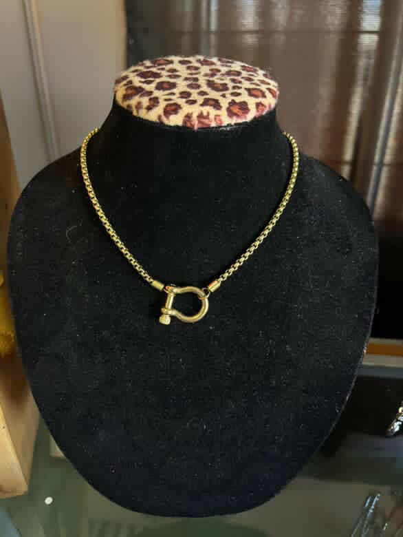 Gold Bit Necklace