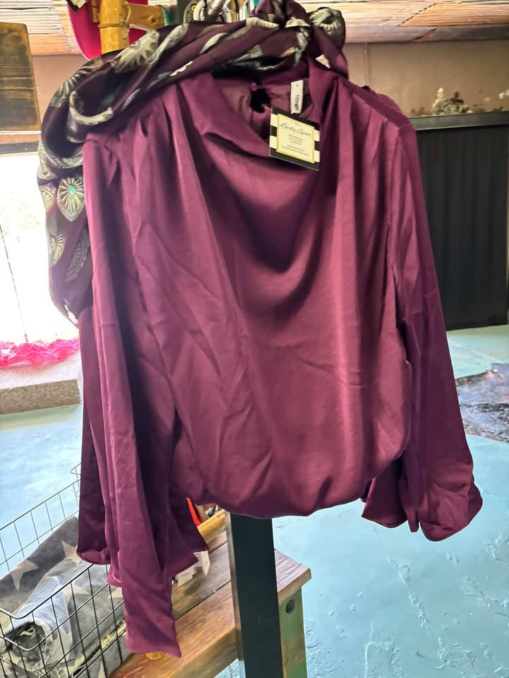 Purple Sleek Longsleeve Dress Shirt