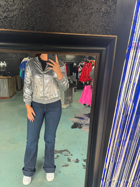 Sliver Bomber Jacket