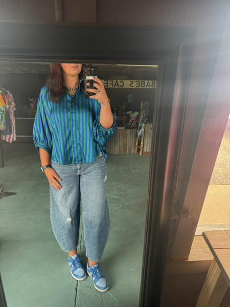 Oversized Button-Up Shirt